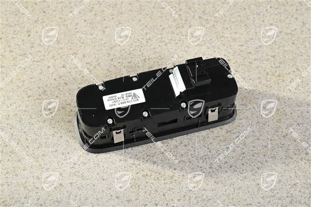 Power windows switch, Drivers side, Black Gloss