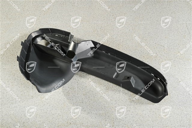 Air duct / guide / 4,8L Biturbo, Satin black, L