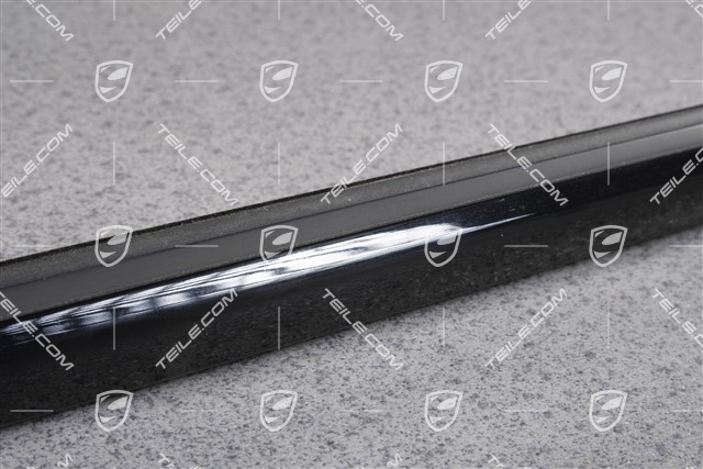 Zierleiste, Aluminium-Paket, schwarz, Hinten, Unten, L