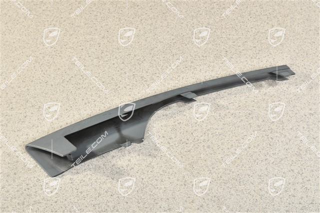 Front bumper disc / trim, lacquered, lower, L