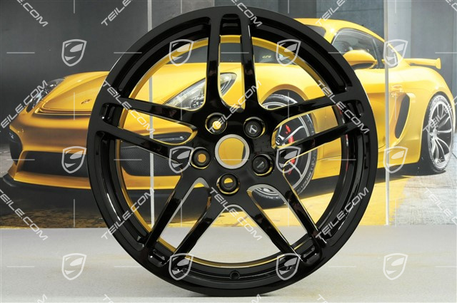 18-inch wheel Macan S, 8J x 18 ET21, black high gloss