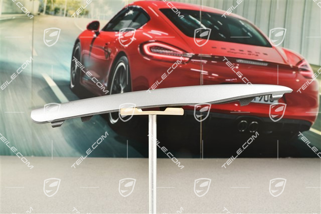 Front bumper retaining frame, upper cover, Titan Metallic, L