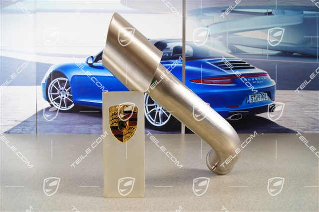 Exhaust system tail pipe, standard tailpipe, 4-pipe look, inner, R