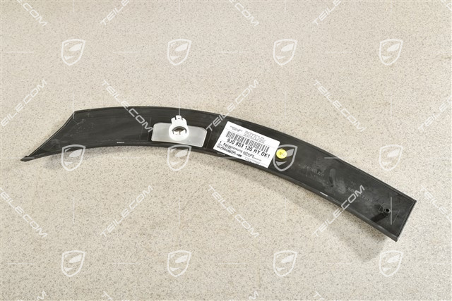 Radabdeckung, Kotflügel, Vorne, Satinschwarz, L