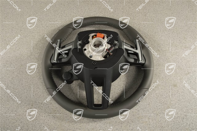 Sportlenkrad GT Leder, Achatgrau, Multifunktion, Heizung, Sport Chrono Plus