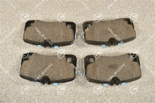 Turbo, PCCB Hamulce ceramiczne komplet klocków hamulcowych (L+R), tył