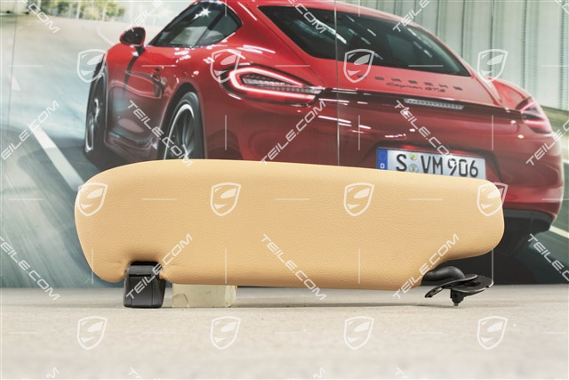 Osłona przeciwsłoneczna, skóropodobna, Sand beige, R
