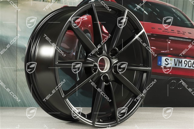 20" Felge Carrera S, 8,5J x 20 ET53 in Schwarz Seidenmatt