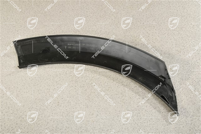 Dakar, Wheel arch extension /  flared wheel arches, rear bumper, Black matte, L