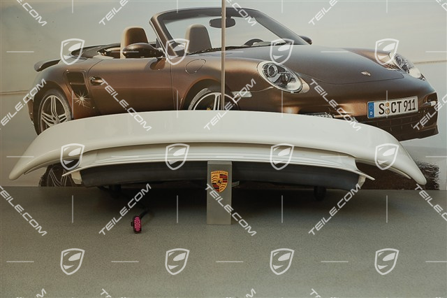 Turbo engine lid, incl. rear spoiler, CONVERTIBLE, complete