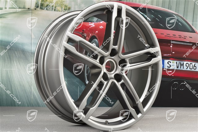 19" Felge, Turbo, 8J x 19 ET21, satiniert matt