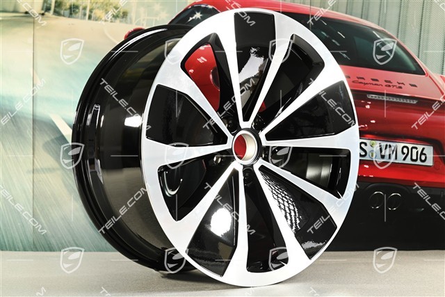 22" felga Macan Sport, 9J x 22 ET29, czarny wysoki połysk