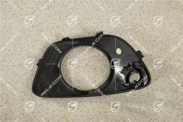 Cover, fog headlamp, Black Mat, PDC, L