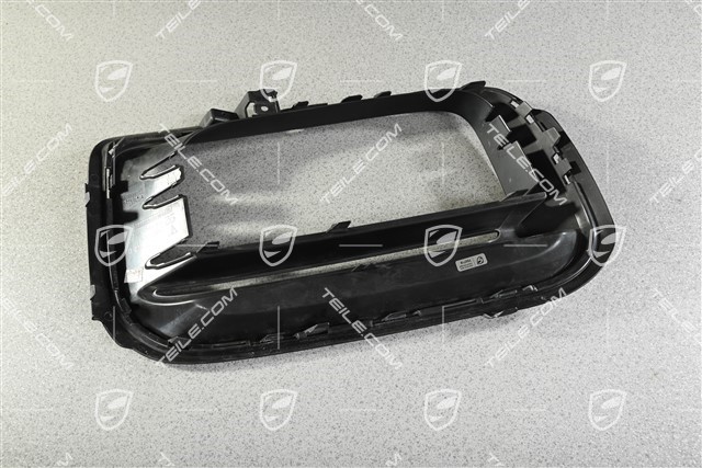 Boczna kratka zderzaka przedniego Sport Design Paket, czarna satyna, L