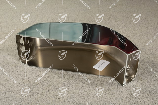 Rear bumper, Chromed horn, L=R