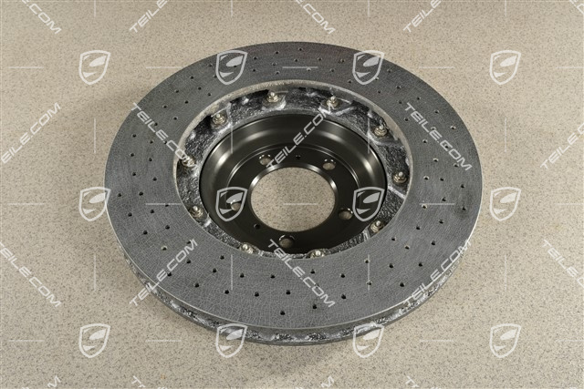 PCCB ceramiczna tarcza hamulcowa, 991.2 C2/C2S/C4/C4S/991.1 Turbo/991.2 Turbo, minimalnie uszkodzony rant, R