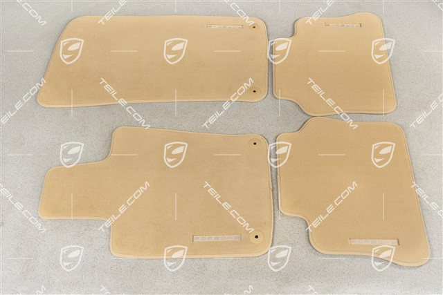 Fussmatten Satz, Velours, Luxorbeige