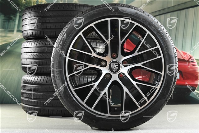 20-inch Turbo Aero summer wheel set, rims 9J x 20 ET54 + 11J x 20 ET60 + Pirelli summer tyres 245/45 R20 + 285/40 R20, about 50km, DOT/prod.year 2021