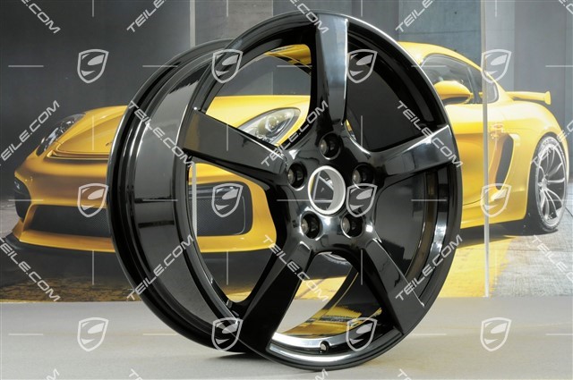 19" Felga Cayman S, 8J x 19 ET57, czarny połysk
