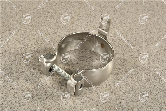 Klemmschelle, Abgasanlage der die Endrohr mit Hauptschalldämpfer verbindet, 60mm