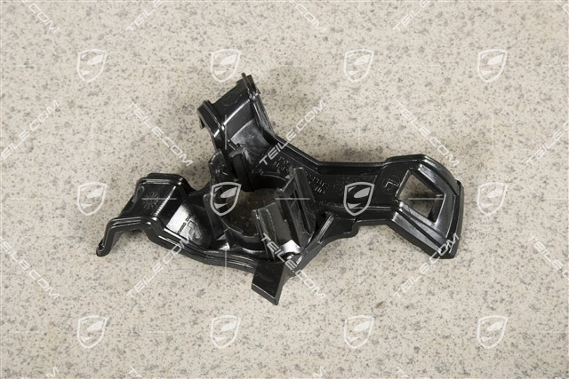 Air guide / duct, black matte, lower, R