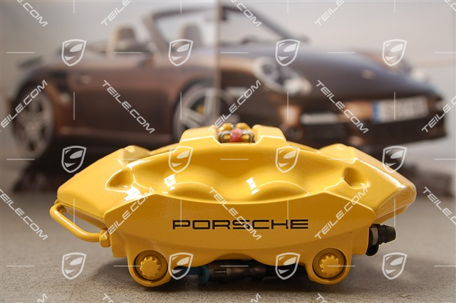 Fixed calliper, PCCB, GT2/GT3, yellow, L