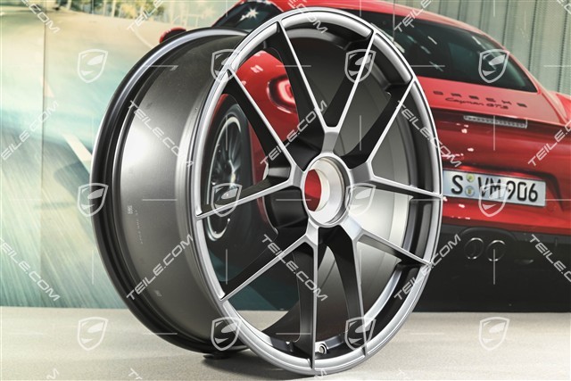 20" Felge "Carrera GTS", Zentralverschluss, 8,5J x 20 ET50, anthrazitgrau