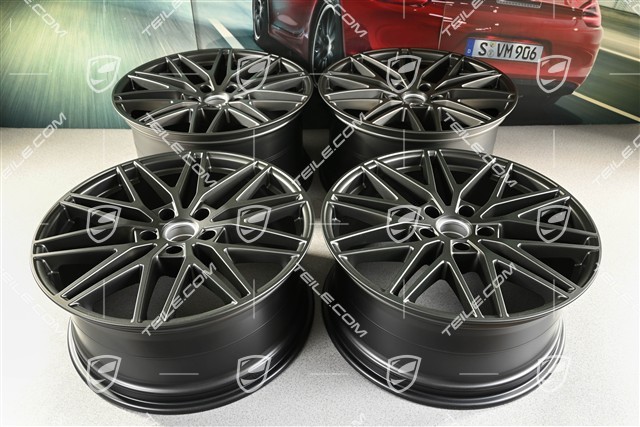 21-inch wheel rim set RS Spyder Design, 11J x 21 ET49 + 9,5J x 21 ET46, Turbonite