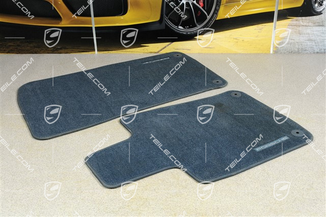 Fussmatte Velours, yachting blue, Front (2 Teile) Fussmatte Velours, yachting blue, Front (2 Teile)