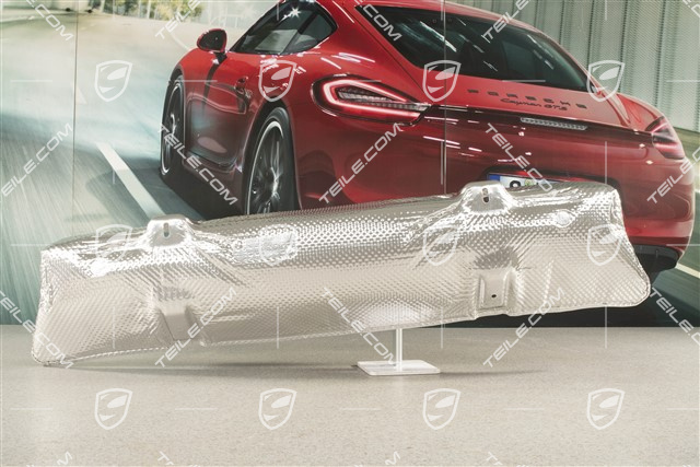 Heat protection, rear bumper, Turbo