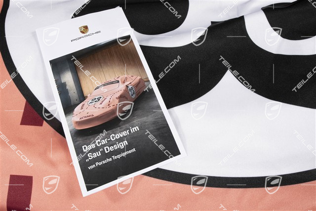 Abdeckhülle / Car Cover, „Pink Pig" / "Sau" Design, für Innen, Carrera