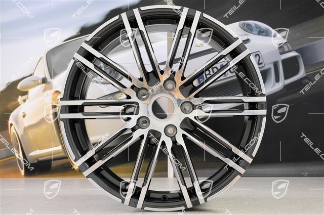 20" Komplet felg Turbo III, felgi przednie 9,5 J x 20 ET 65 + tylne 11 J x 20 ET 68