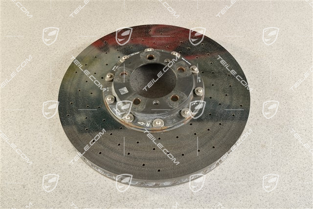PCCB Keramik-Bremsscheibe, 20" / 420mm, stark beschädigt, R