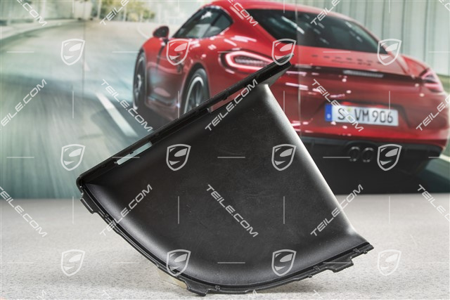 Cover Air duct / guide, Black, V6 Basic, R