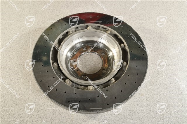 PCCB Ceramic brake disc, rear, damaged (photos), R