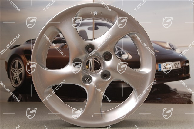 18-inch Turbo Look II wheel set, 8J x 18 ET50 + 10J x ET47