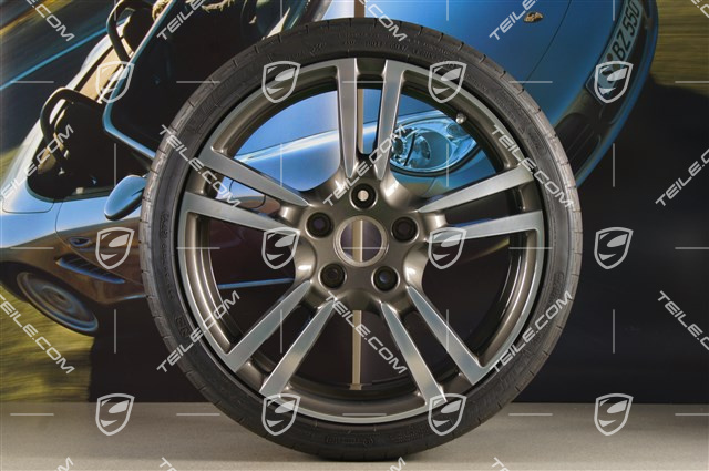 19" Sommerräder Satz TURBO II, Felgen 8J x 19 ET57 + 11J x 19 ET67 + Reifen 235/35 ZR19 + 295/30 ZR19, mit RDK
