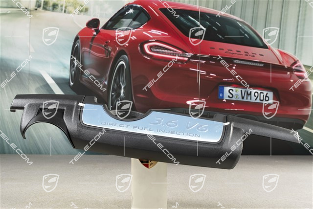 Engine cover, silver, 3.6 V6