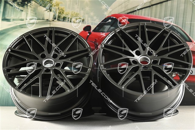 21-inch wheel rim set RS Spyder Design, 11J x 21 ET49 + 9,5J x 21 ET46, Turbonite