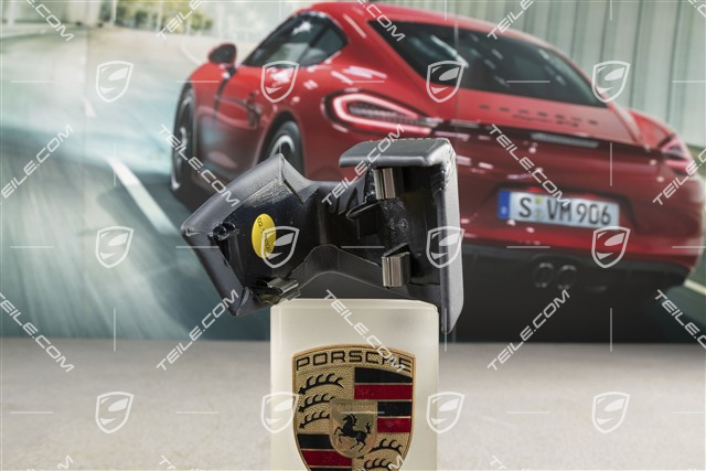 Blenda ze skóry, rączka drzwi, wewnętrzna, Sea blue, R