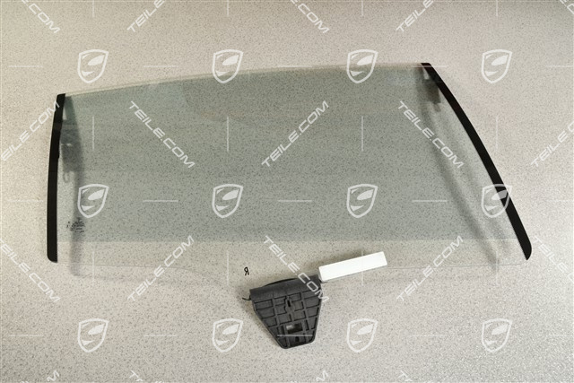 Rear door side window glass, Long wheelbase / Executive, Clear heat-insulating glass, R