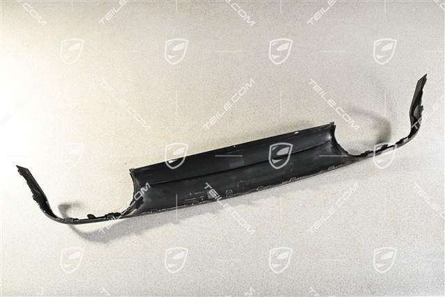 Rear bumper lower cover / diffuser, Black matte (bad visual condition)