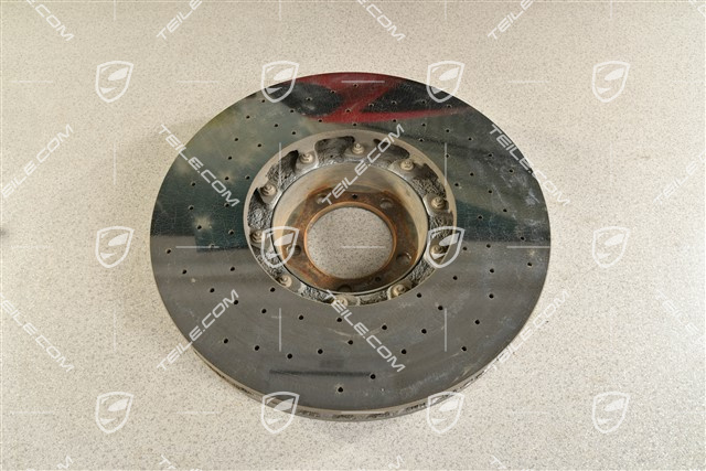 PCCB ceramik brake disc, 20-inch / 420mm, damaged, R