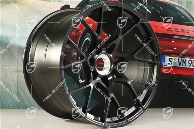 21-inch wheel rim GT3RS, 13J x 21 ET31, black satin matt