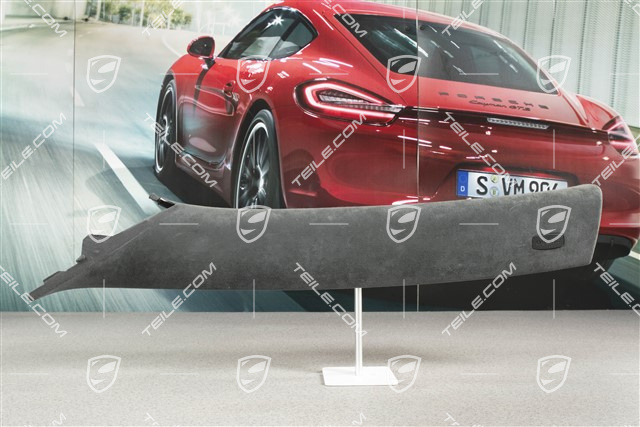 Tapicerka słupka-A, Alcantara, Czarna, Diesel, L
