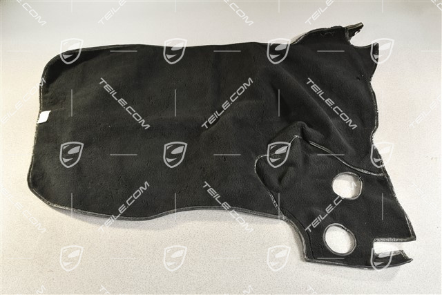 Bugraummatte, Teppich, vorne, Schwarz