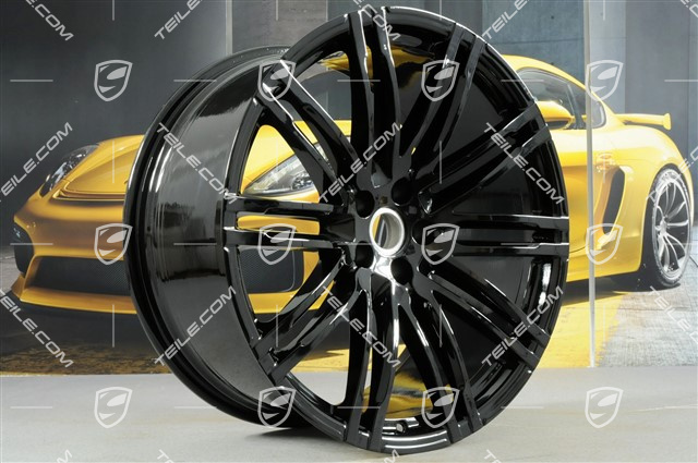 21'' Turbo III, Felga 10J x 21 ET19, czarny wysoki połysk