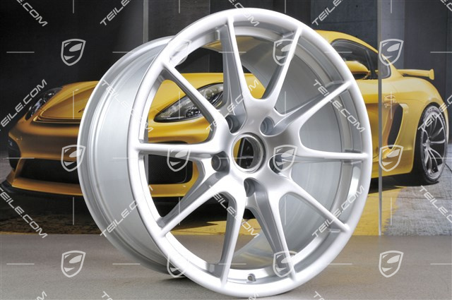 19-inch Boxster Spyder wheel, silver, 10J x 19 ET42