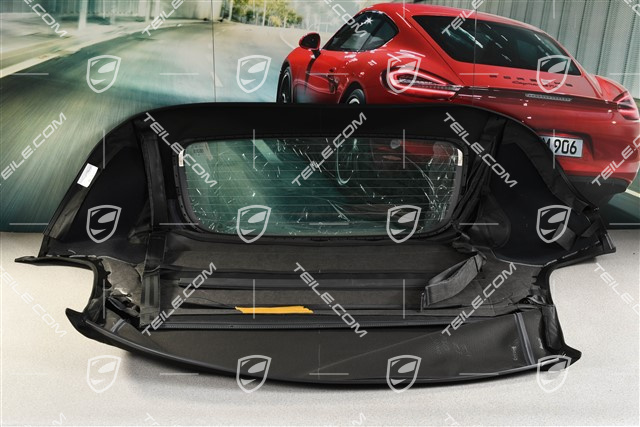 Płótno dachu cabrio, czarne