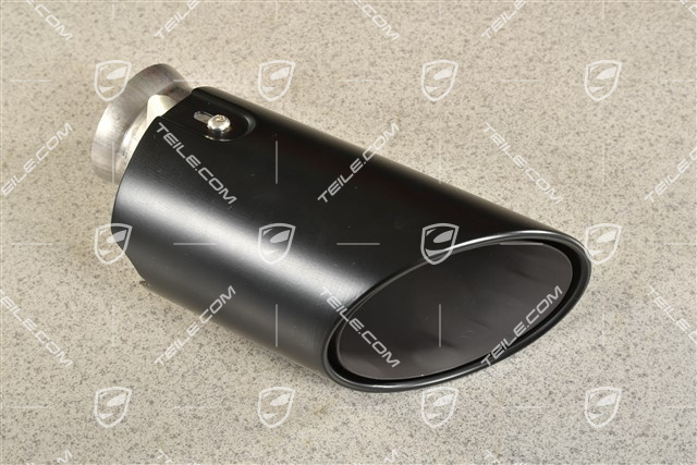 Exhaust system tail pipe, black, outer,  GTS, L
